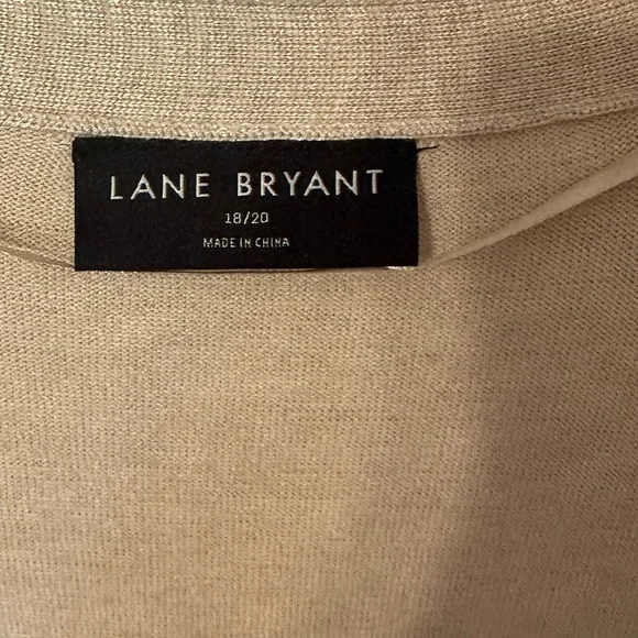 NWOT Lane Bryant Womens Cardigan 2X Business Casual Office Cozy Open Front Work - Picture 2 of 3